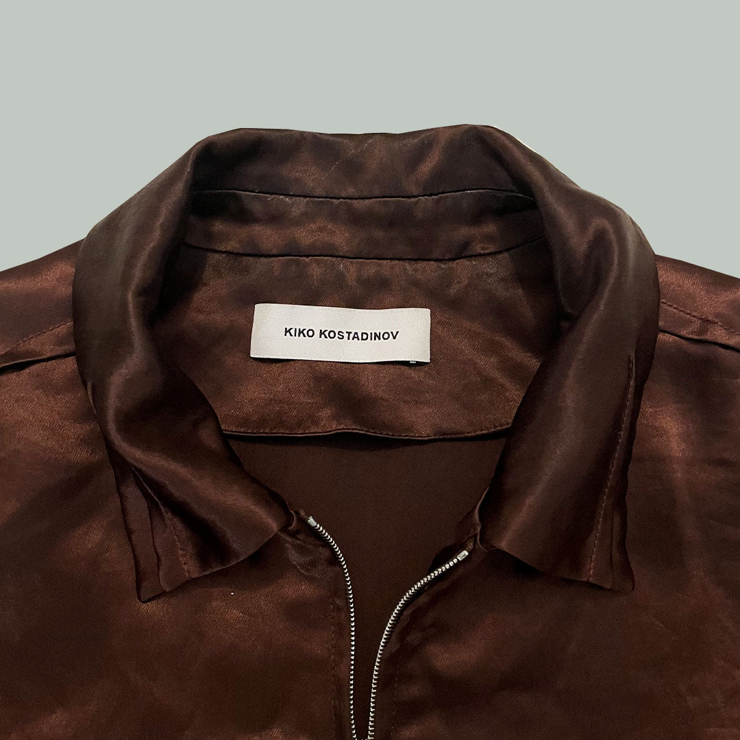 Kiko Kostadinov Derby Oval Zip up Shirt