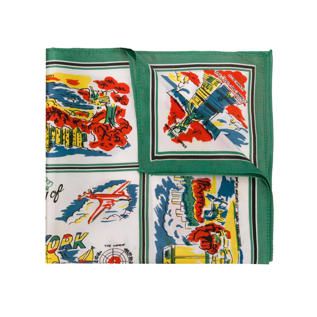 1999 Comme Des Garcons NYC 100% Silk Bandana